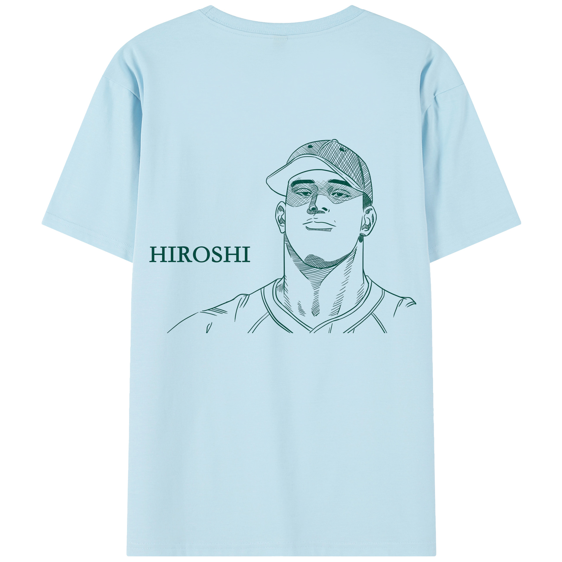 SLAM DUNK／スラムダンク 綿100％半袖Tシャツ（背面プリント）
